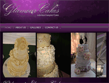 Tablet Screenshot of glamourcakes.co.za